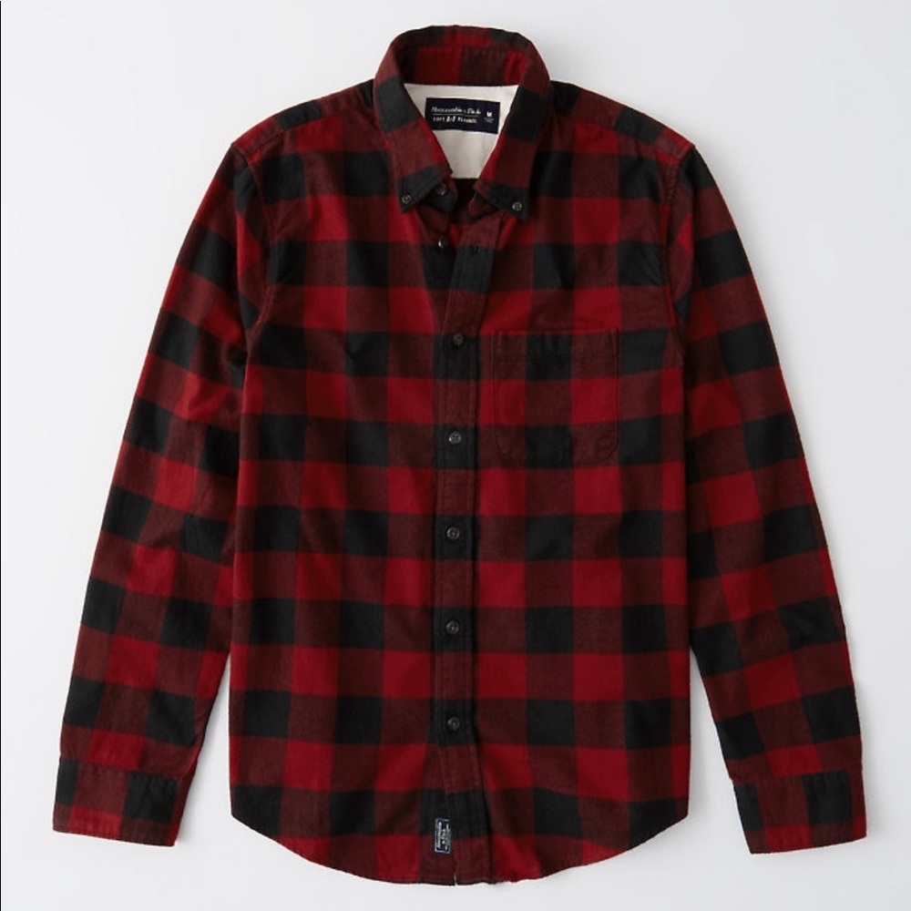 🏷🆕 Abercrombie Buffalo Check Flannel Shirt
